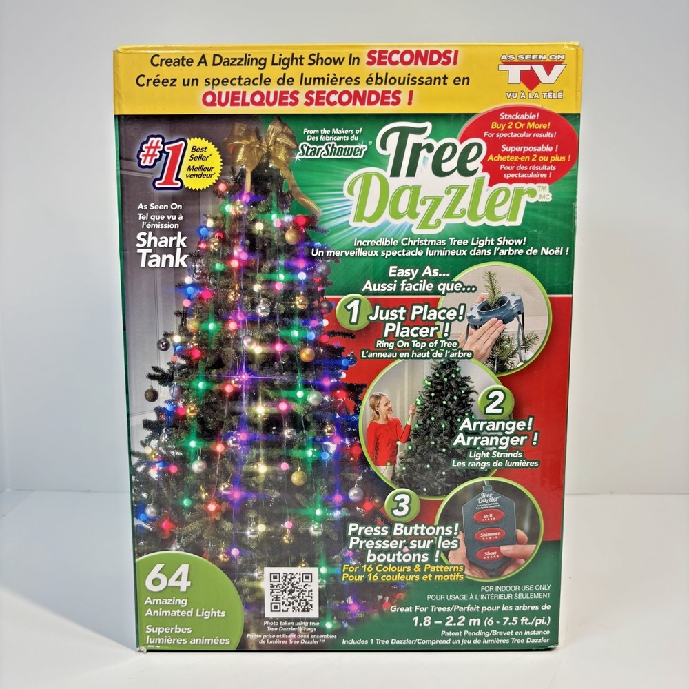 Tree Dazzler Star Shower LED Multicolor Christmas Tree Lights Tested-VIDEO‎